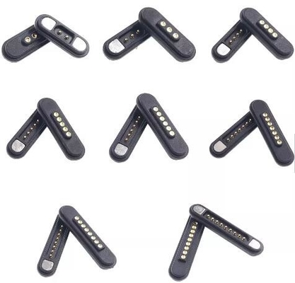 12A POGO Pin Connector Rechte hoek
