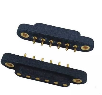PCB-connector Magnetische POGO-pin Waterdichte veer geladen 15 mm Vrouwelijk
