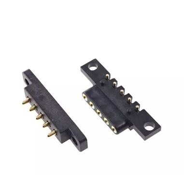 5 pin 15 mm fijn pitch POGO Pin Connector Spring geladen 2,54 mm pitch Man Vrouw