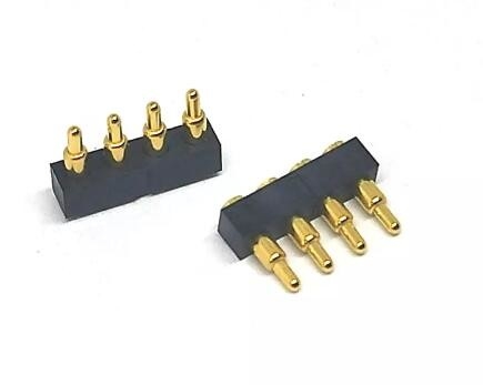 Krachtige Pogo Pin Usb Connector Goud geplatte soldeer waterdicht 2 pin