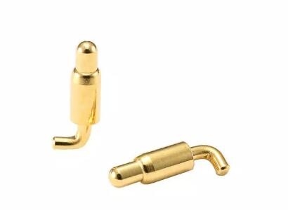 Goud rechthoek POGO Pin Messing Spring geladen pin connector voor verwarming element