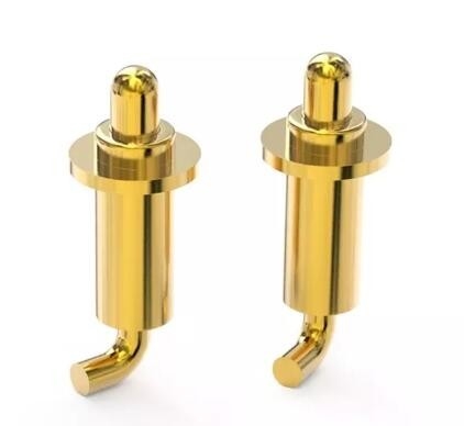 Rechte hoek 20A laag profiel Pogo Pins gebogen miniatuur Pogo Pins Ss304