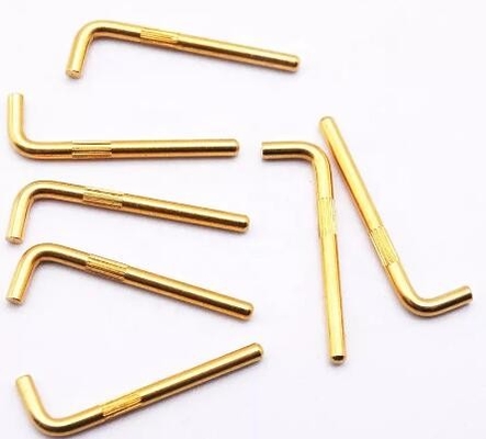 12V terminale elektrische Pogo Pins 90 graden buigend High Voltage Pogo Connector Pin