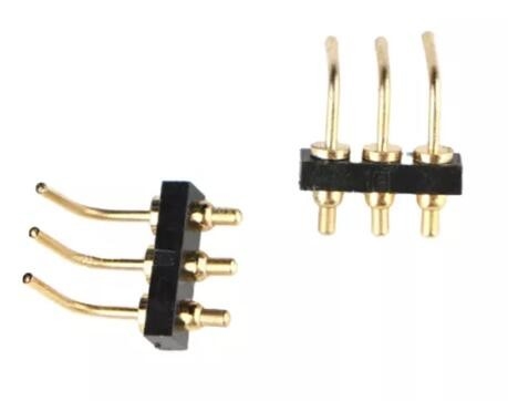 1.5mm Mannelijke veergeladen kop 2 Pin Pogo connector Single Row