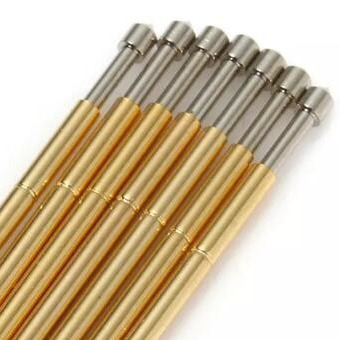 1A DIP T Probe POGO Pin Gold Plated Spring Loaded Pcb Test Pins 1.05mm