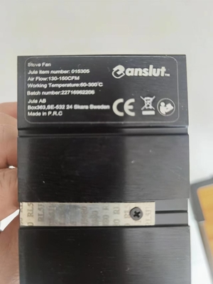 OEM ODM Warmte Aangedreven Kachel Ventilator 0.01mm Alu. ABS Home-toepassing
