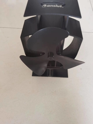 OEM ODM Warmte Aangedreven Kachel Ventilator 0.01mm Alu. ABS Home-toepassing