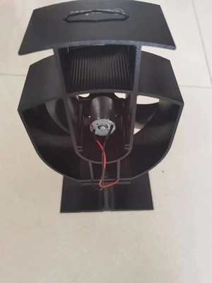OEM ODM Warmte Aangedreven Kachel Ventilator 0.01mm Alu. ABS Home-toepassing