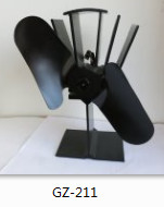 OEM ODM Verwarmde kachelventilator 0.01mm Alu ABS Huishoudelijke toepassing