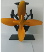 OEM ODM Verwarmde kachelventilator 0.01mm Alu ABS Huishoudelijke toepassing
