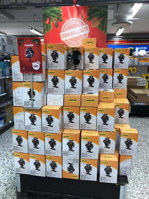 OEM ODM Verwarmde kachelventilator 0.01mm Alu ABS Huishoudelijke toepassing